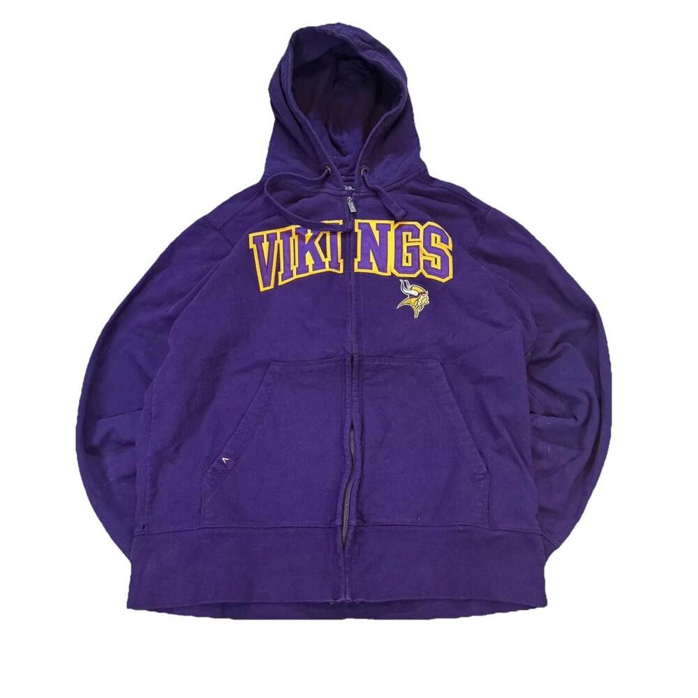 Vintage Minnesota‎ Vikings Antigua Full Zip Up Jacket Men’s Large Streetwear